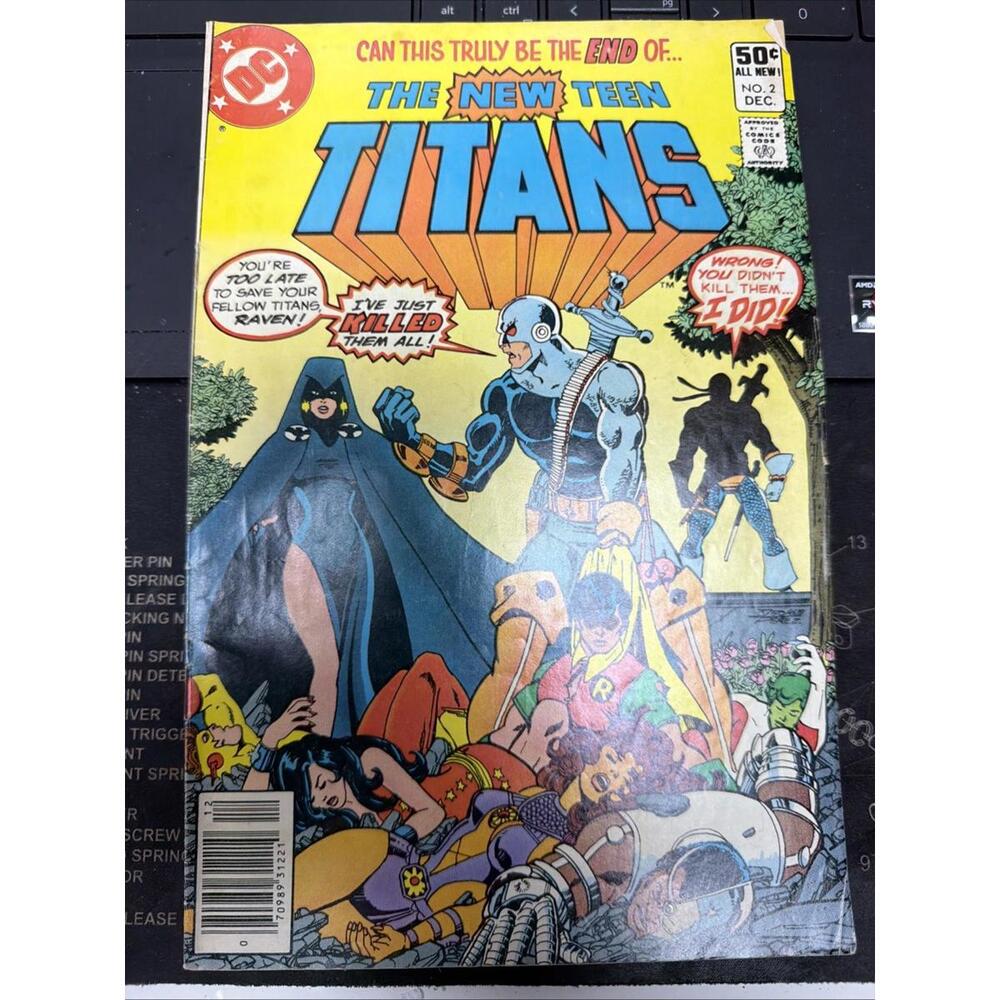 Deathstroke 1980 the New Teen Titans #2 Comic Book DC Comics